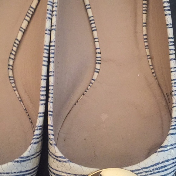 Tory Burch Reva Ballet Printed Vitraux Snake Print - Picture 2 of 5